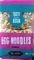 Mängden socker i Noodles, egg