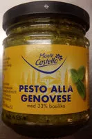 Mängden socker i Monte Castello Pesto alla Genovese