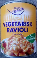 Mängden socker i Monte Castello Vegetarisk ravioli i tomatsås