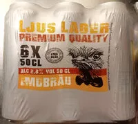 Mängden socker i EMDBRÄU Ljus lager Premium Quality