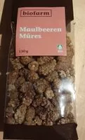Mängden socker i Biofarm -mûres