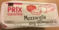 Mängden socker i PR!X Garantie Mozzarella 600G