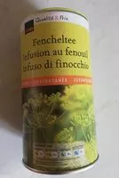 Mängden socker i Infusion au Fenouil