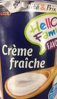 Mängden socker i Crème fraîche