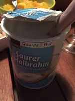 Mängden socker i Saurer Halbrahm