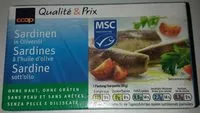 Mängden socker i Sardines a l'huile d'olive sans l'eau et sans arêtes