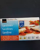 Mängden socker i Sardinen in pikanter Sauce