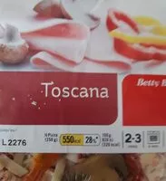 Mängden socker i Toscana