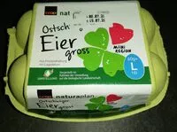 Mängden socker i Ostschwizer Eier gross