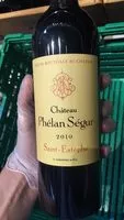 Mängden socker i Saint-Estèphe Château Phélan Ségur Grand vin 2010