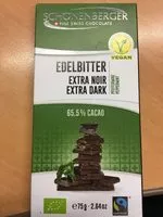 Mängden socker i Chocolat noir extra peppermint