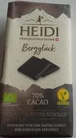 Mängden socker i Heidi Bergglück 70 % cacao