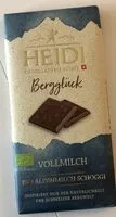 Mängden socker i Bergglück Vollmilch