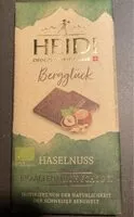 Mängden socker i heidi schokolade