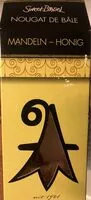 Mängden socker i Nougat de Bâle Amande miel