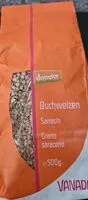Mängden socker i Buchweizen