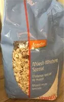 Mängden socker i Mélange spécial muesli