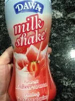 Mängden socker i Milkshake Poudre à l'arôme fraise