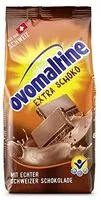 Mängden socker i Ovomaltine, extra Schoko