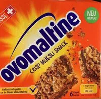 Mängden socker i Crisp muesli snack