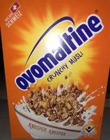 Mängden socker i Ovomaltine crunchy müsli