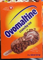 Mängden socker i Ovomaltine crunchy ice