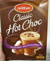 Mängden socker i jarrah classic hot chocolate