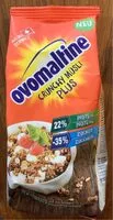 Mängden socker i Ovomaltine Crunchy Müsli Plus