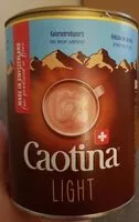 Mängden socker i Caotina Light