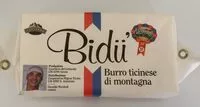 Mängden socker i Bidü' Burro ticinese di montagna