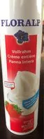 Mängden socker i Crème entière