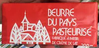 Mängden socker i Beurre Du Pays Pasteurisé Fabriqué á Partir de Crème de Lait