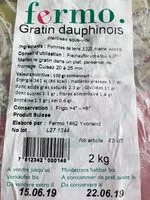 Mängden socker i Gratin dauphinois