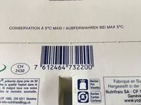 Mängden socker i Perle de Lait Nature