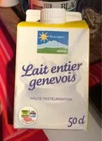 Mängden socker i Lait entier Genevois