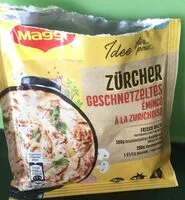 Mängden socker i Emincé à la Zurichoise