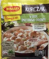 Mängden socker i Pomysł na... - Kurczak w sosie śmietanowo-ziołowym