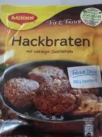 Mängden socker i Hackbraten Fix