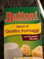 Mängden socker i Buitoni Sauce Quattro Formaggi