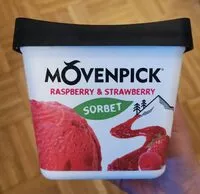 Mängden socker i Movenpick Raspberry & Strawberry Sorbet