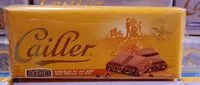 Mängden socker i Chocolat au lait aéré avec nougat au miel