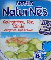 Mängden socker i Pack 2X200G Naturnes Courgette / Riz / Dinde Nestle