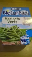 Mängden socker i NESTLE NATURNES Petits Pots Bébé Haricots Verts -2x130g -Dès 4/6 mois