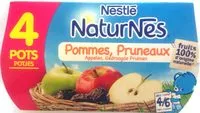Mängden socker i NESTLÉ NATURNES Purée bébé Pommes Pruneaux -4x130g -Dès 4/6 mois