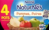 Mängden socker i NESTLÉ NATURNES Purée bébé Pommes Poires -4x130g -Dès 4/6 mois