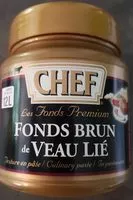 Mängden socker i Fond Brun de Veau Lié