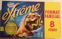 Mängden socker i Extrême chocolat pistache
