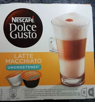 Mängden socker i Latte Macchiato Unsweetened