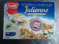 Mängden socker i Poisson au four julienne