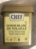 Mängden socker i 800G Fond Blanc Volaille Chef